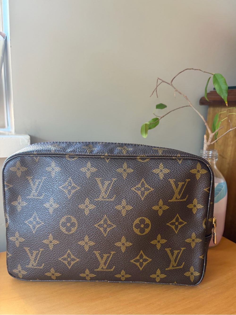 LOUIS VUITTON Monogram Trousse Toilette 23 Cosmetics Pouch - AUTHENTIC